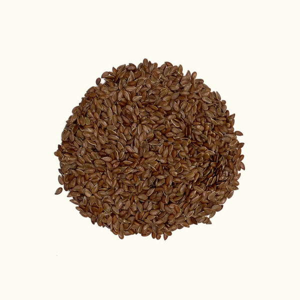 Braune Leinsaat