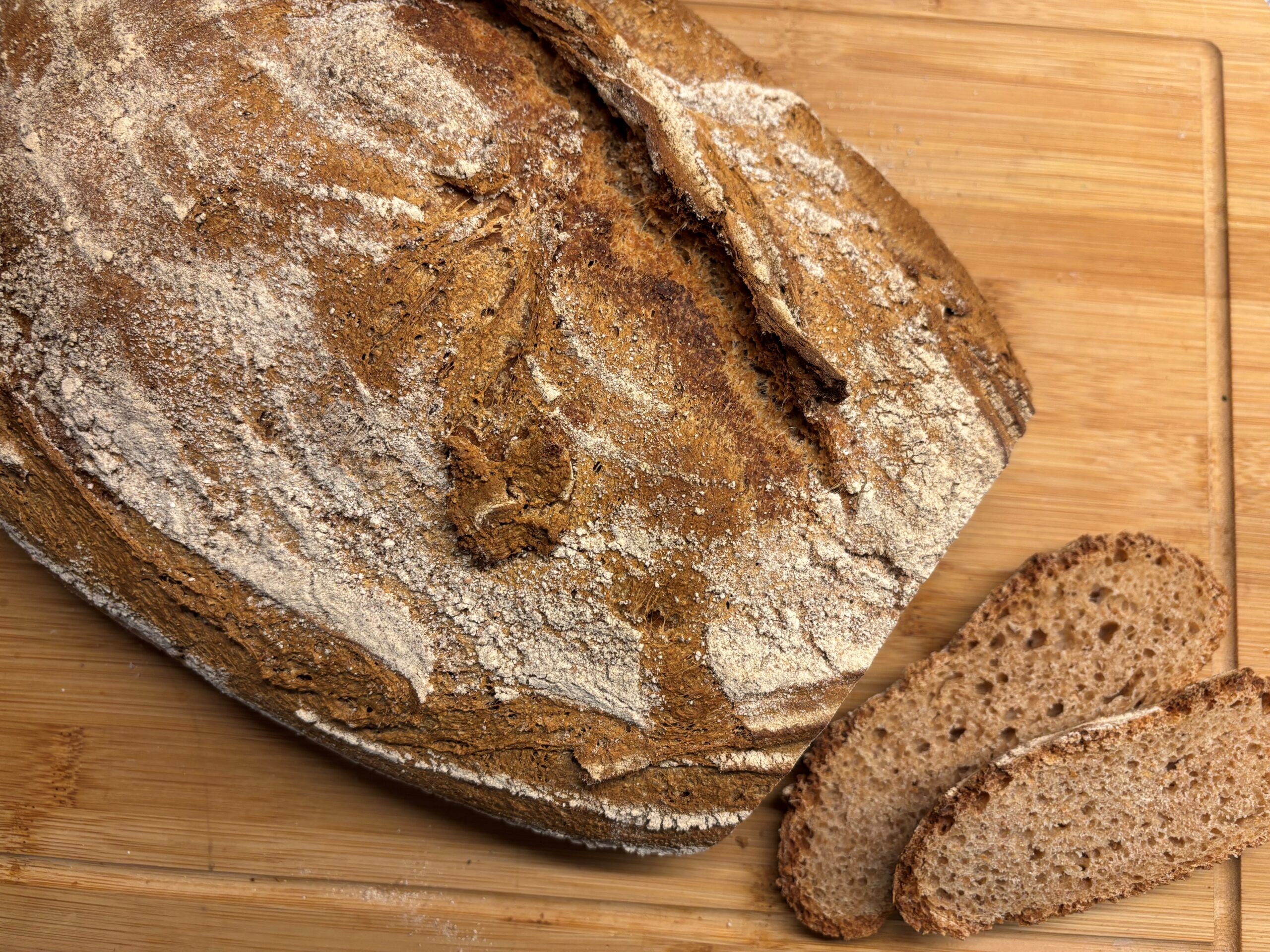 Dinkel Vollkornbrot Übernachtgare